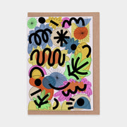 Towards the Sun Greetings Card by Caroline Dowsett