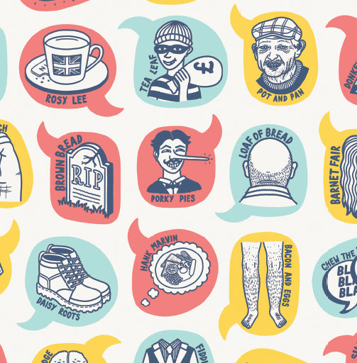 Cockney Rhyming Slang Gift Wrap Evermade