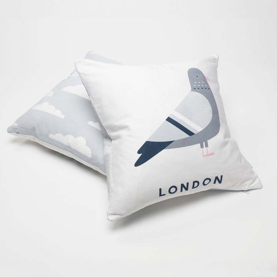 London Pigeon Cushion - Evermade