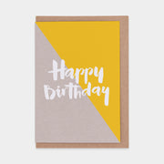 Happy Birthday Kraft (Yellow) - Evermade