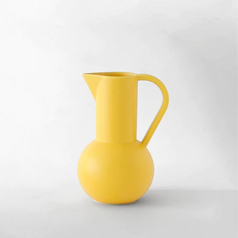Strøm Ceramic Medium Jug - Freesia Yellow