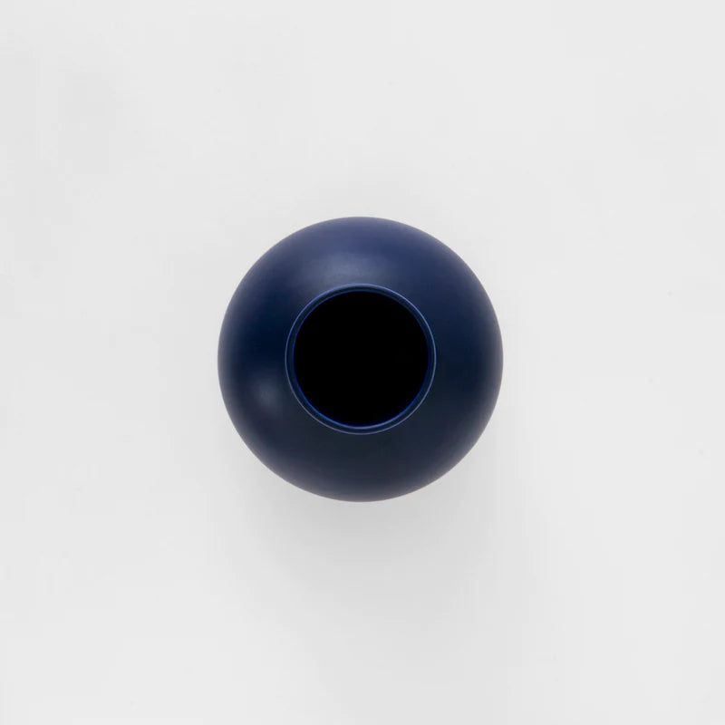 Strøm Ceramic Small Vase - Blue