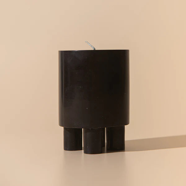 Stack Candle Prop - Obsidian Black