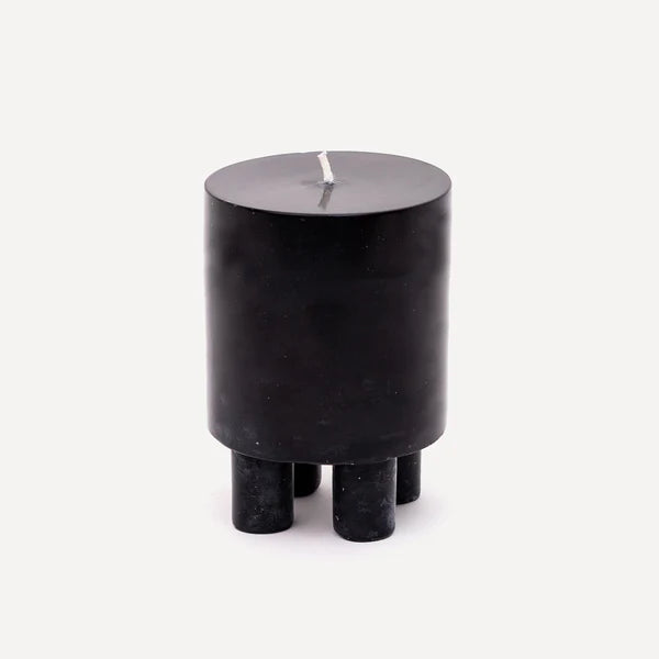 Stack Candle Prop - Obsidian Black