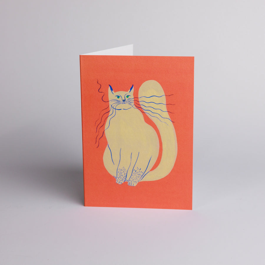 Alphonse Greetings Card by Agathe Singer