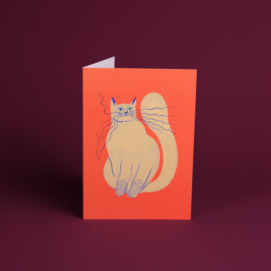 Alphonse Greetings Card by Agathe Singer