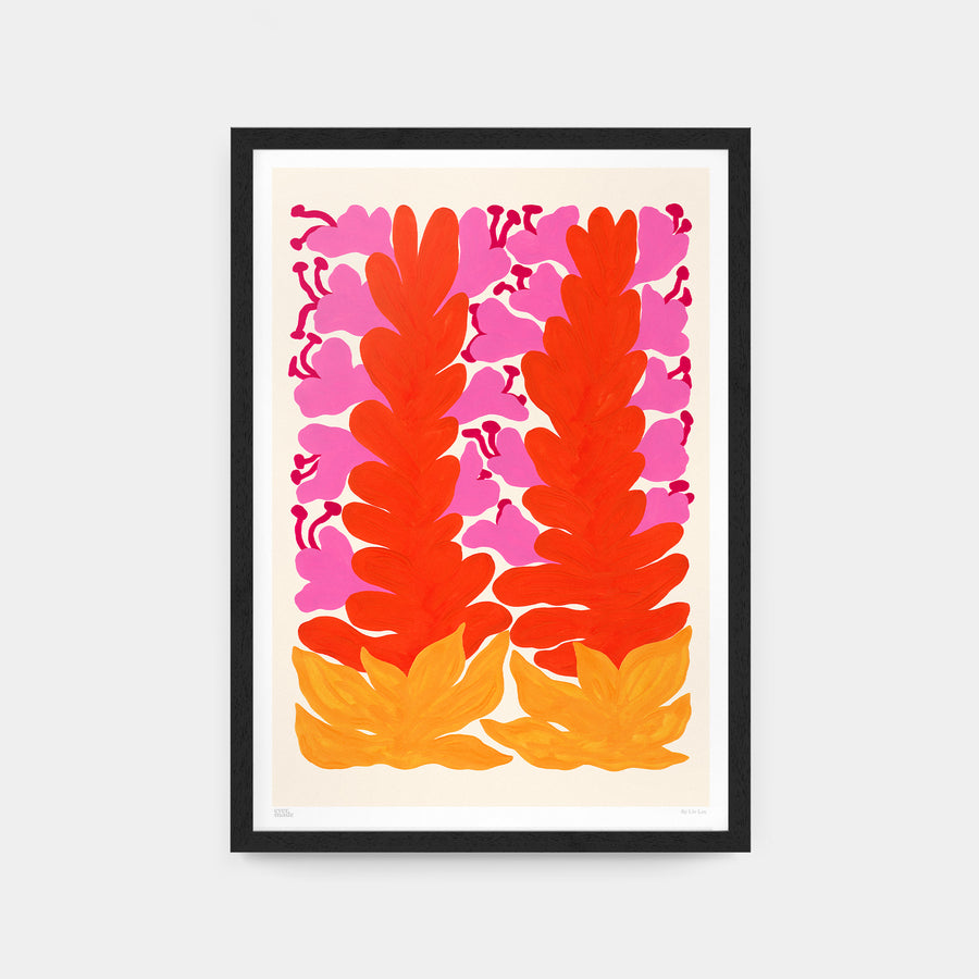 Bromeliad Flowers Art Print by Liv Lee