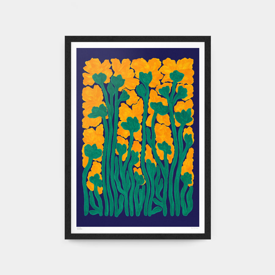 Cornflowers Art Print by Liv Lee