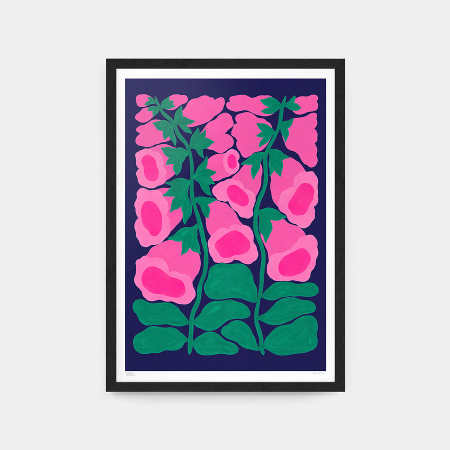 Foxglove (Pink) Art Print by Liv Lee