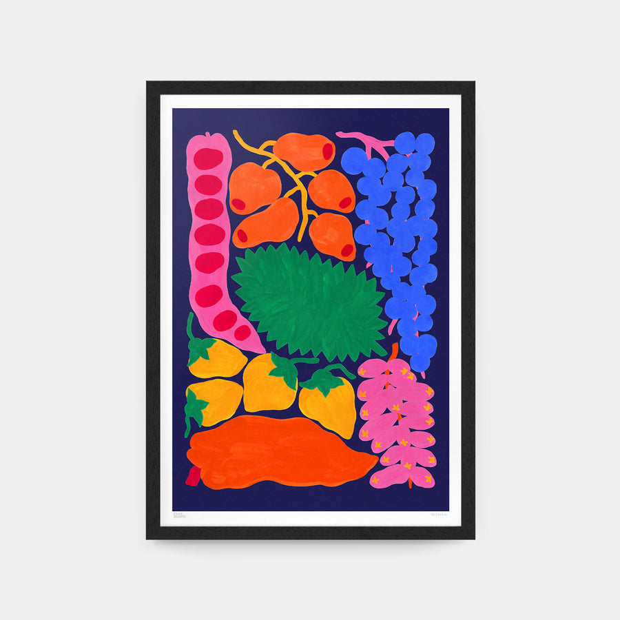 Fruits of the Amazon Art Print by Liv Lee
