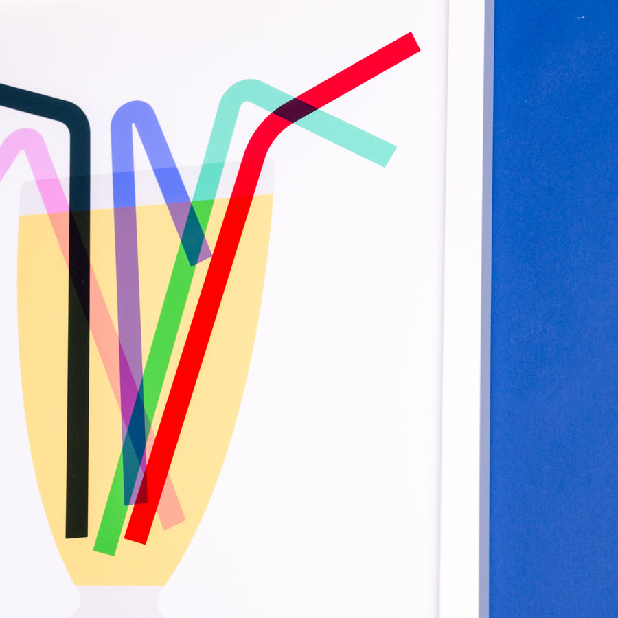 Straws Art Print by Giacomo Bagnara