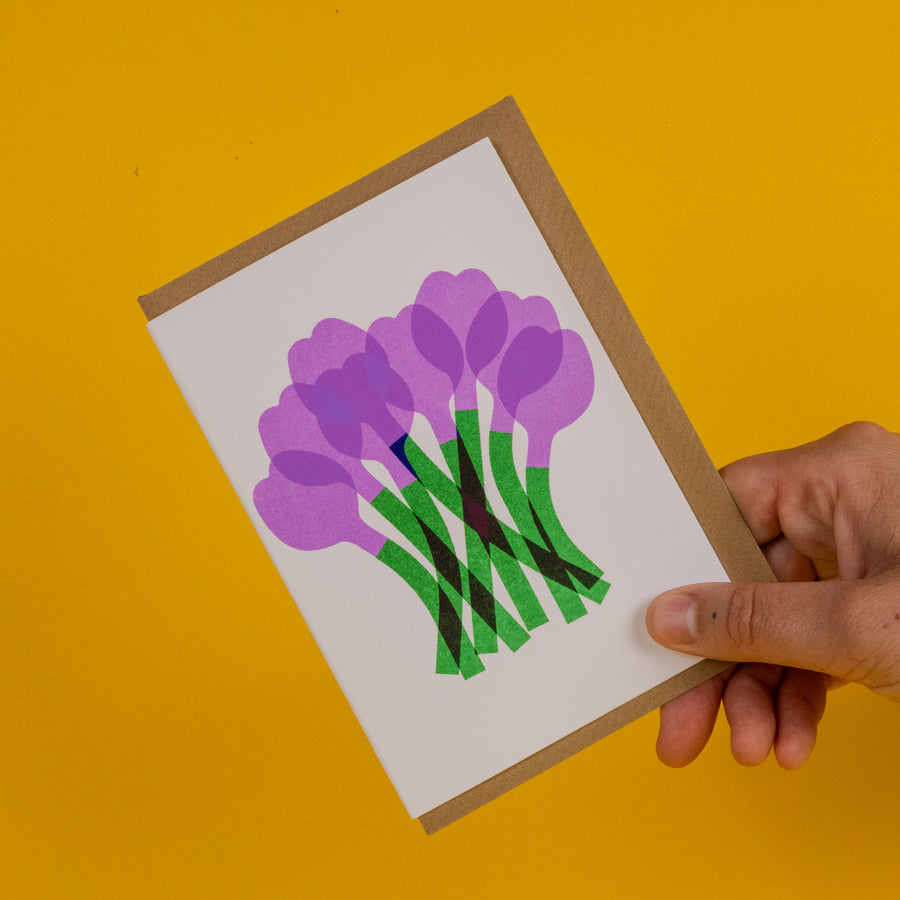 Spring Greetings Card by Giacomo Bagnara