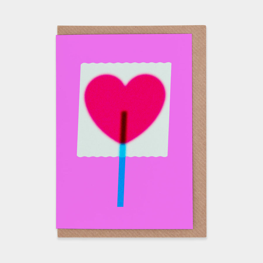 Lollipop Greetings Card by Giacomo Bagnara