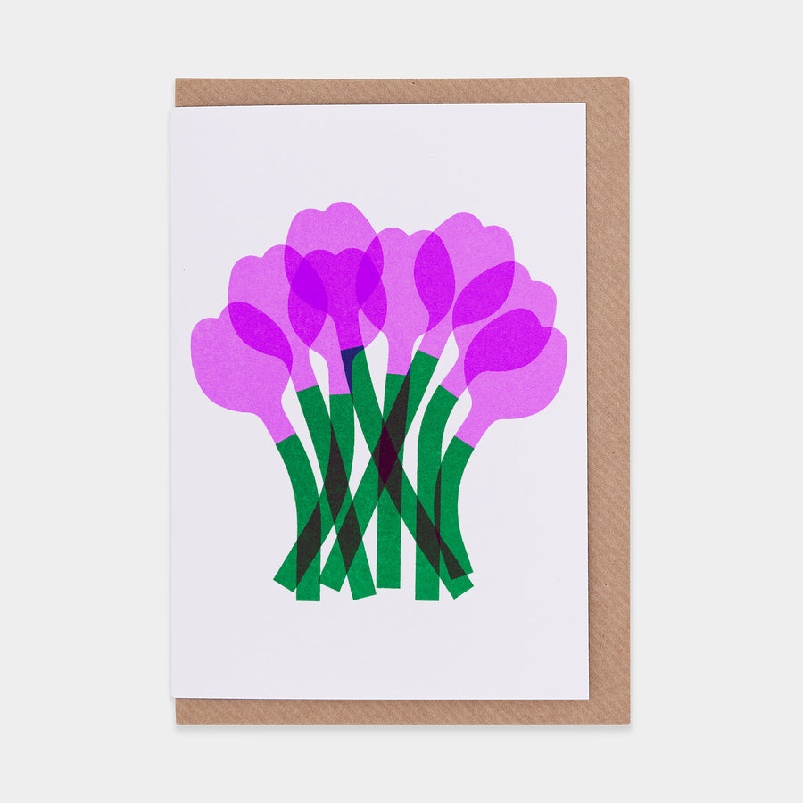 Spring Greetings Card by Giacomo Bagnara