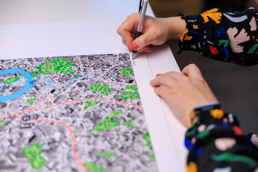 Hand Drawn Map of London 2026 Edition