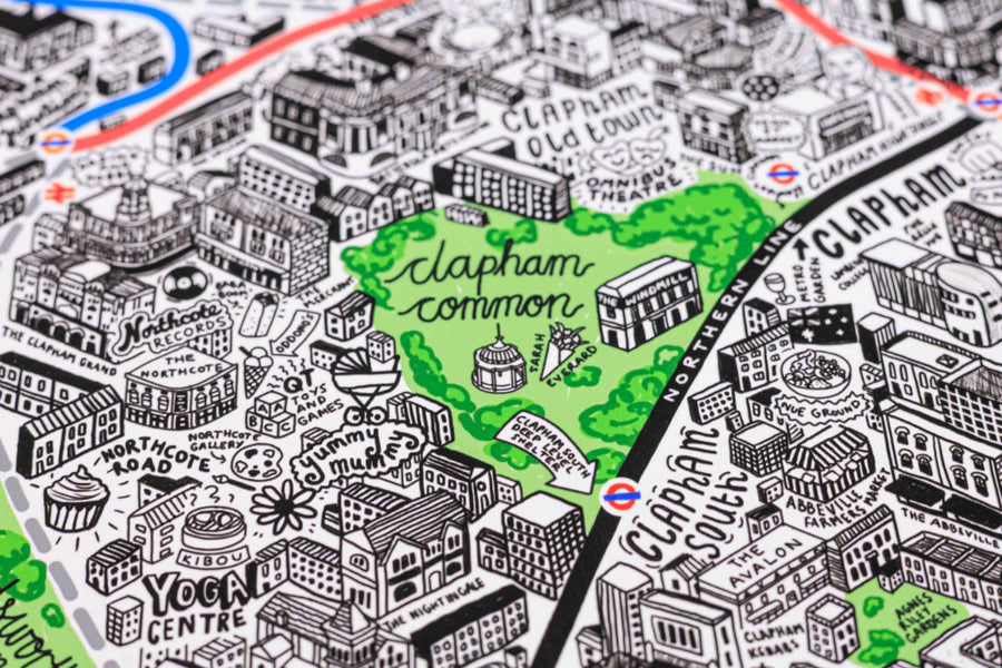 Hand Drawn Map of London 2026 Edition