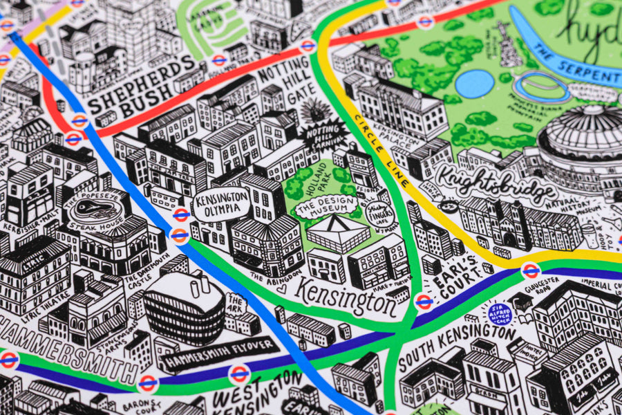 Hand Drawn Map of London 2026 Edition