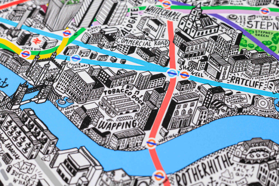 Hand Drawn Map of London 2026 Edition