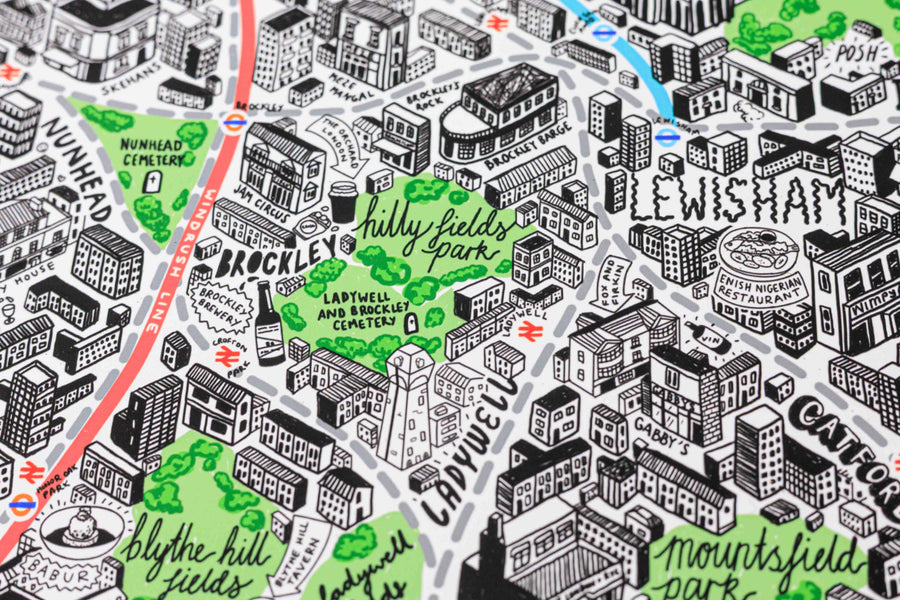 Hand Drawn Map of London 2026 Edition
