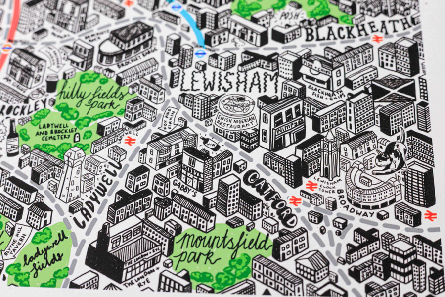 Hand Drawn Map of London 2026 Edition