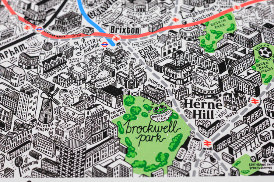 Hand Drawn Map of London 2026 Edition