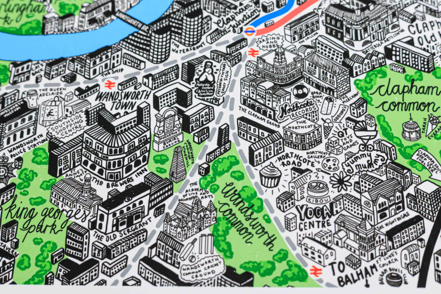 Hand Drawn Map of London 2026 Edition