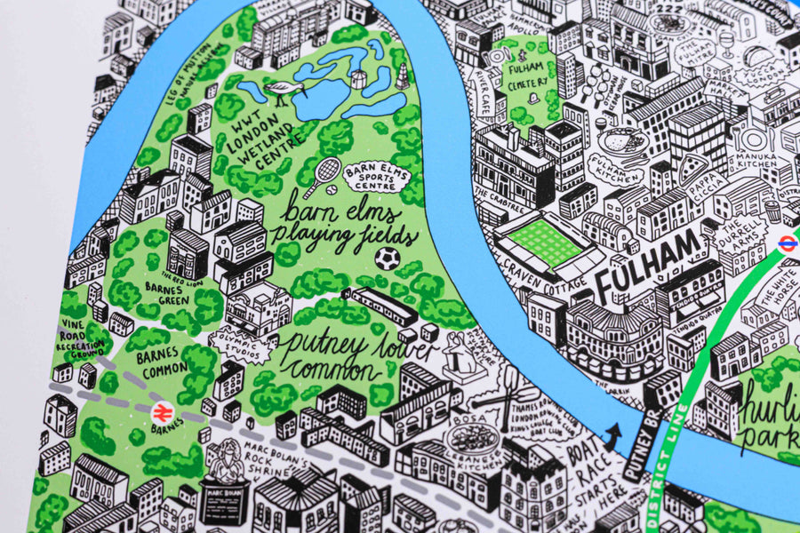 Hand Drawn Map of London 2026 Edition