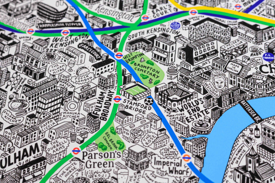 Hand Drawn Map of London 2026 Edition