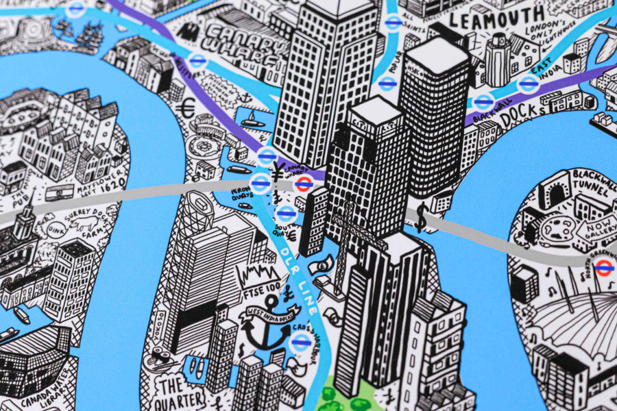 Hand Drawn Map of London 2026 Edition