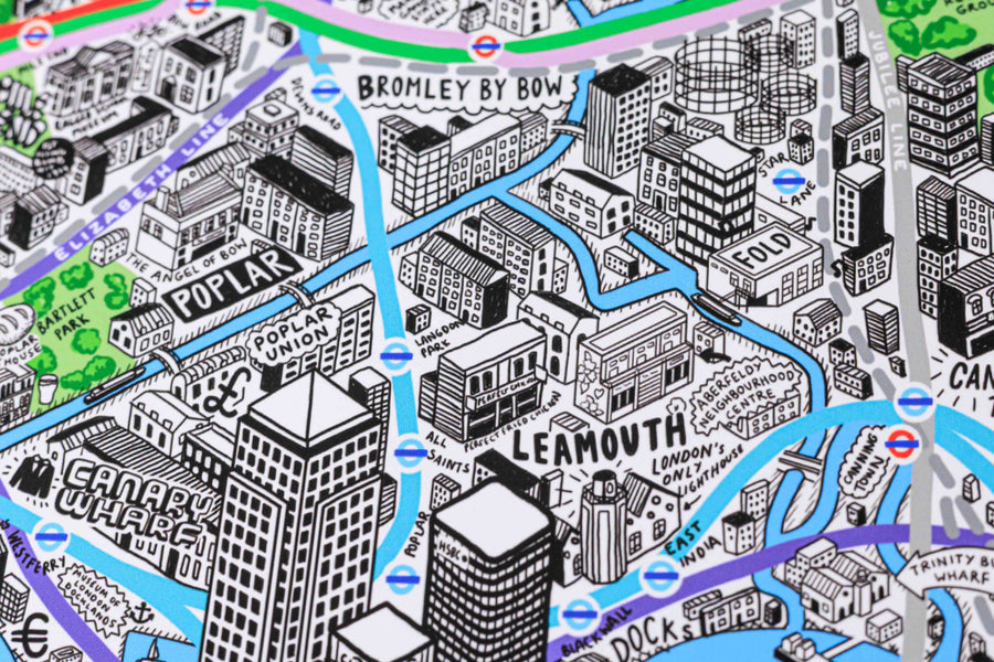 Hand Drawn Map of London 2026 Edition