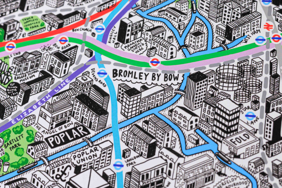 Hand Drawn Map of London 2026 Edition
