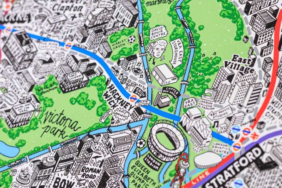 Hand Drawn Map of London 2026 Edition