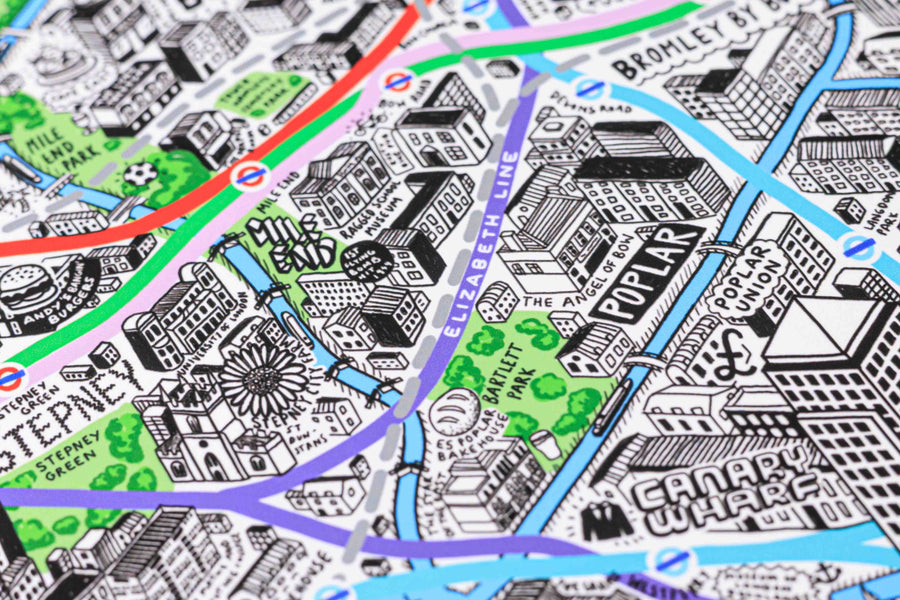 Hand Drawn Map of London 2026 Edition