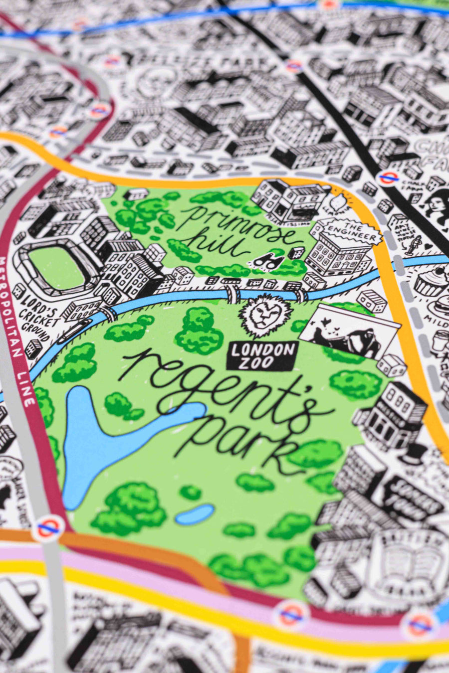 Hand Drawn Map of London 2026 Edition