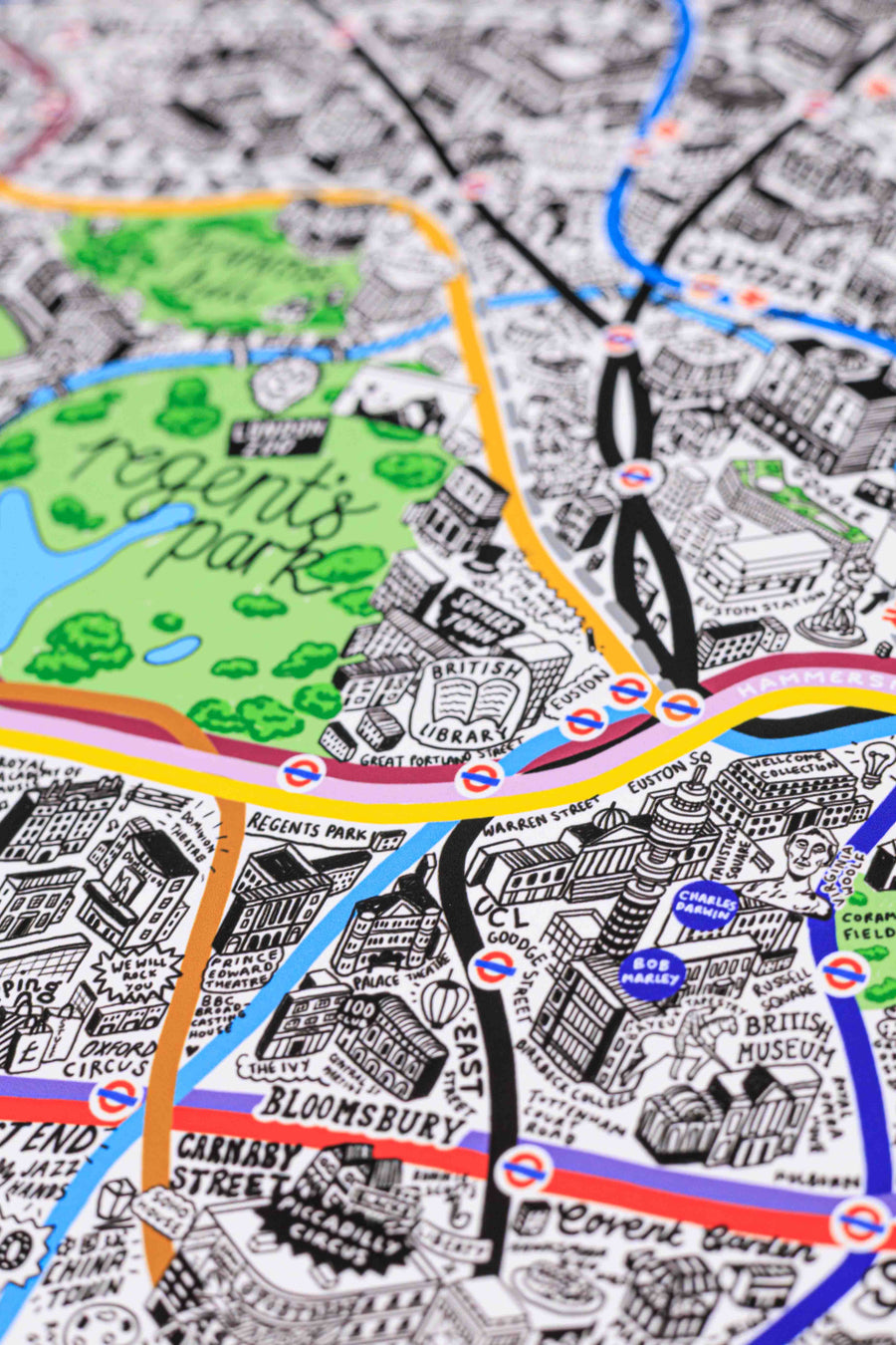 Hand Drawn Map of London 2026 Edition