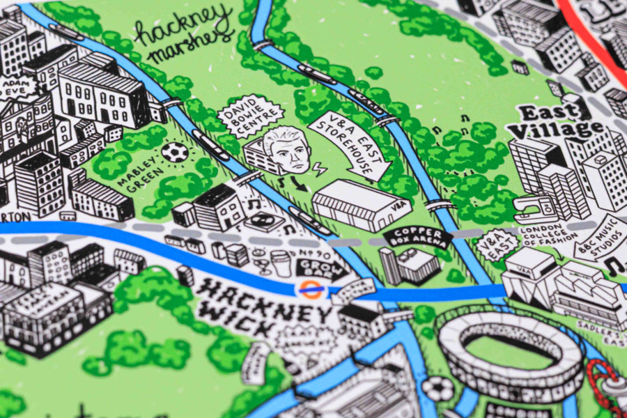Hand Drawn Map of London 2026 Edition