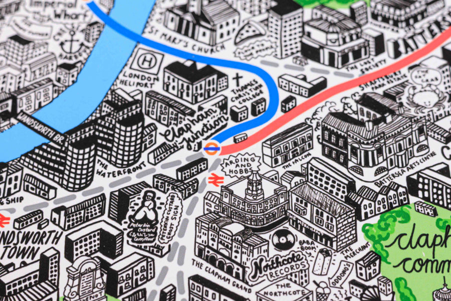 Hand Drawn Map of London 2026 Edition