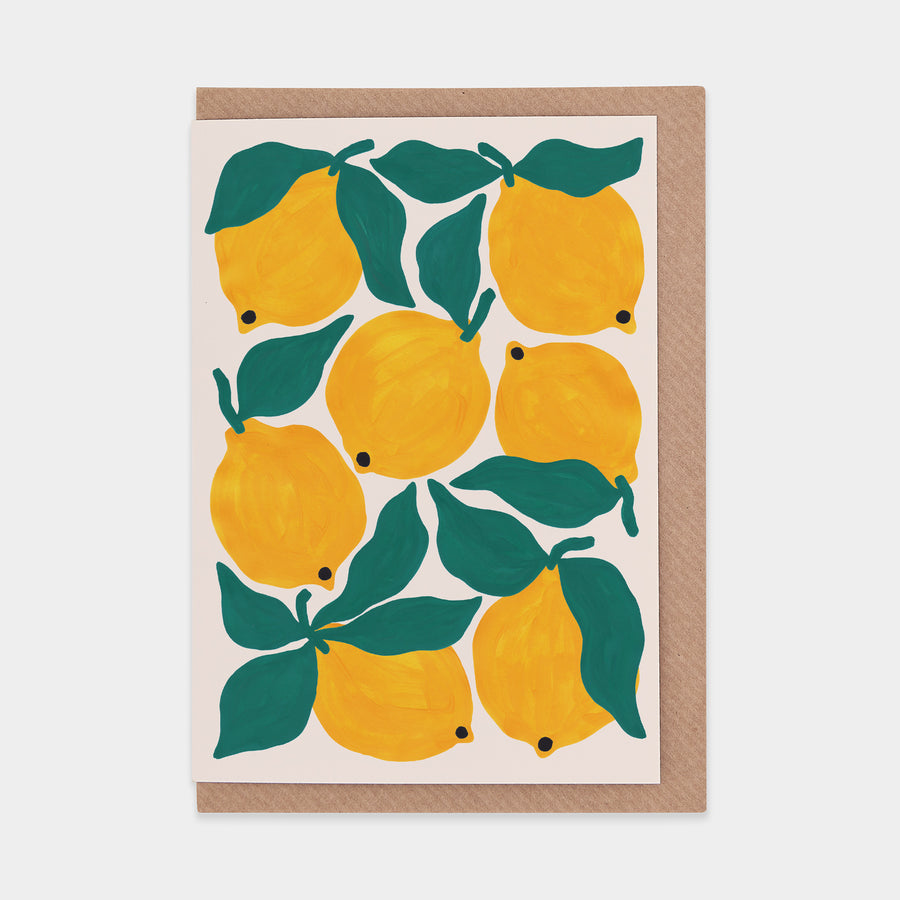 Lemons Greetings Card