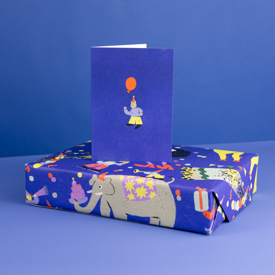Party Greetings Card by Zsófia Győrfi