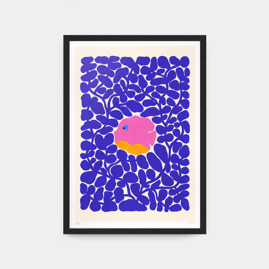Seaweed and Fish Art Print by Liv Lee