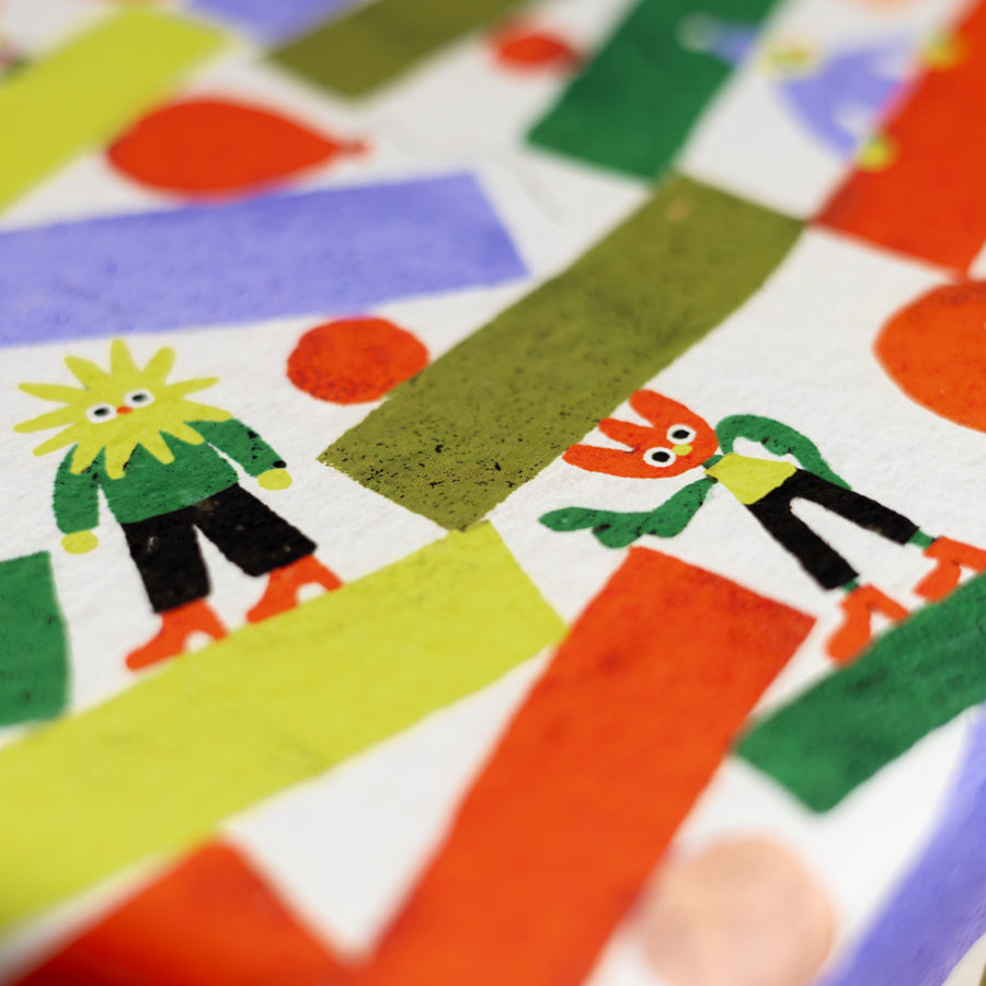 Shapes Gift Wrap by Zsófia Győrfi