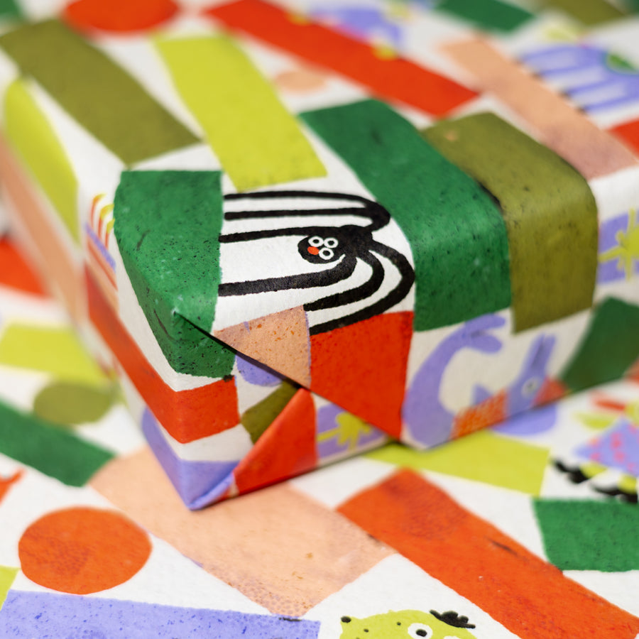 Shapes Gift Wrap by Zsófia Győrfi