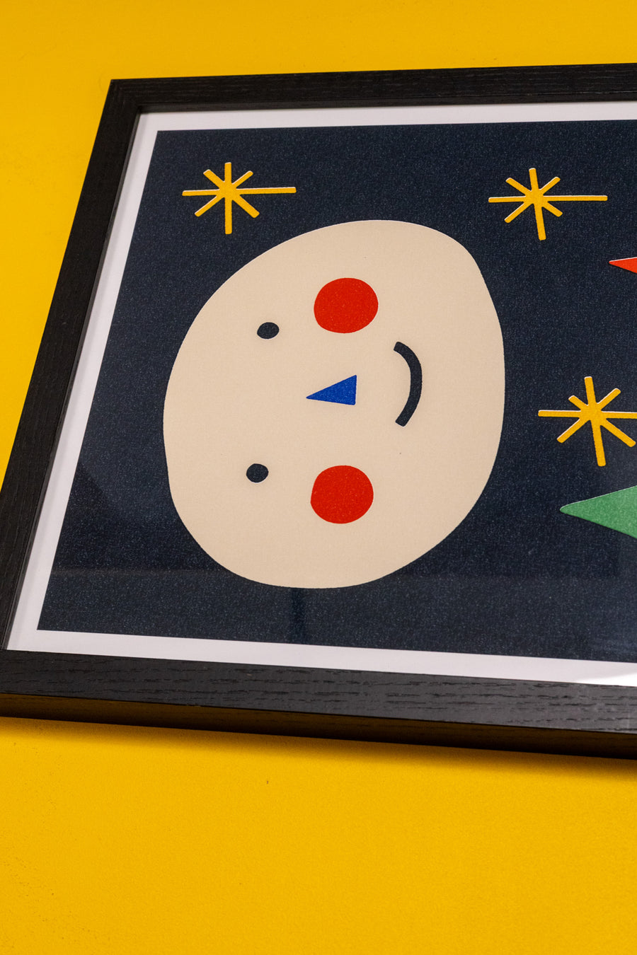 Happy Moon Art Print by Sue Doeksen