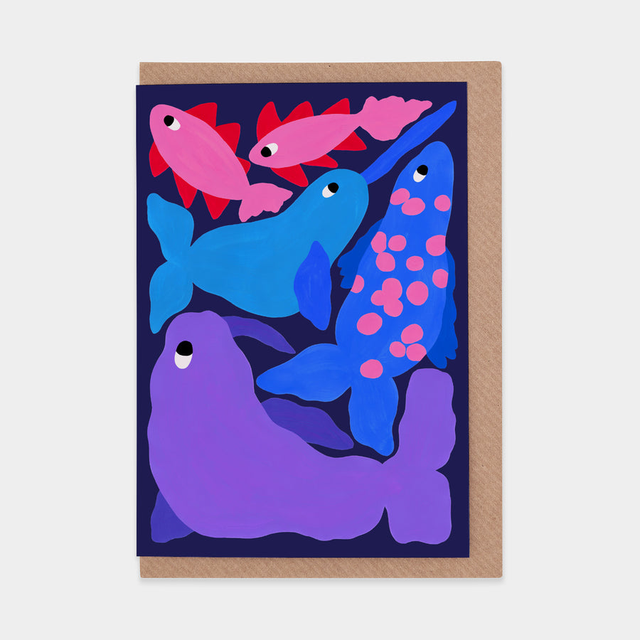 Arctic Animals WWF Greetings Card