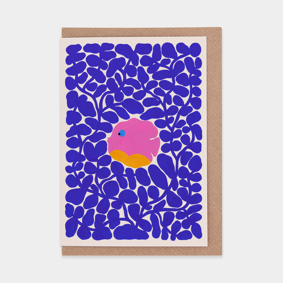 Seaweed and Fish WWF Greetings Card