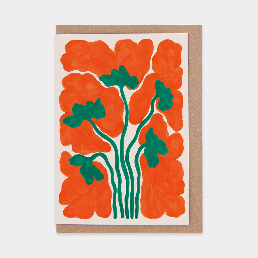 Poppies WWF Greetings Card