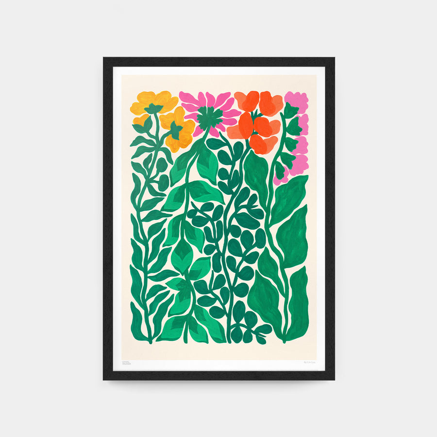 Wildflower Regeneration Art Print by Liv Lee