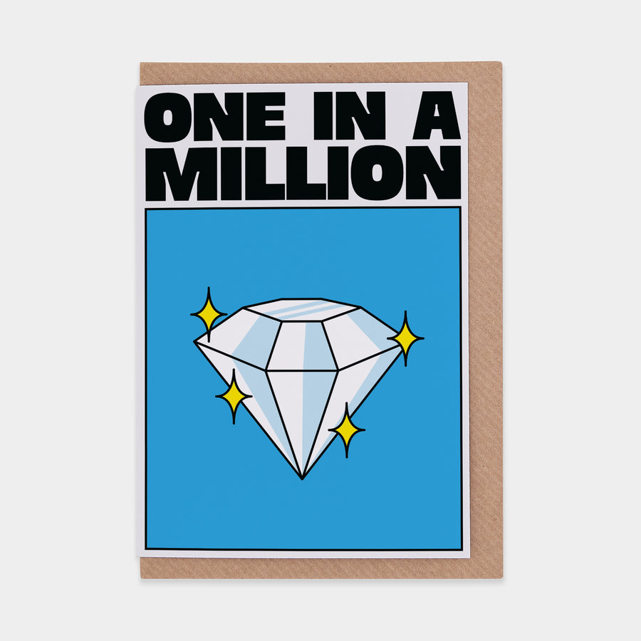 One in a Million Greetings Card