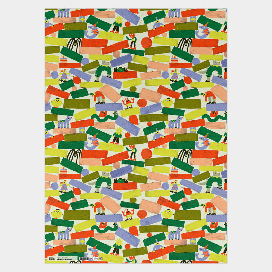 Shapes Gift Wrap by Zsófia Győrfi