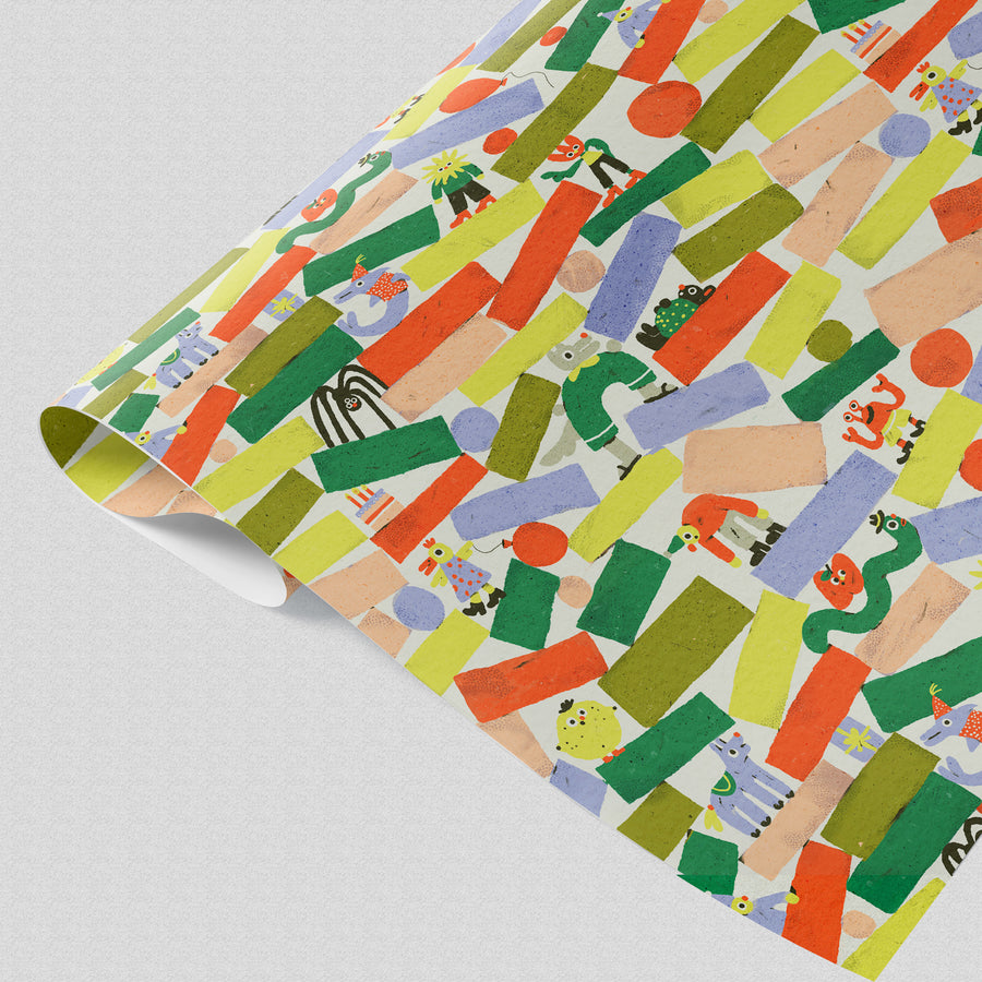 Shapes Gift Wrap by Zsófia Győrfi